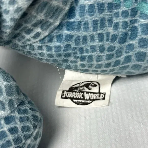 Jurassic Park World Blue Velociraptor Dinosaur Plush Stuffed Animal 14” Raptor - Picture 7 of 10